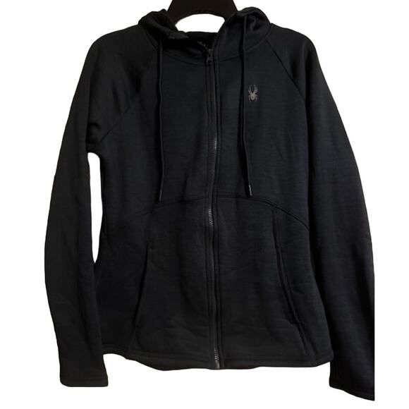 Spyder Active Gray Jacket Thumbhole Slits Women's Jacket M - Picture 1 of 8